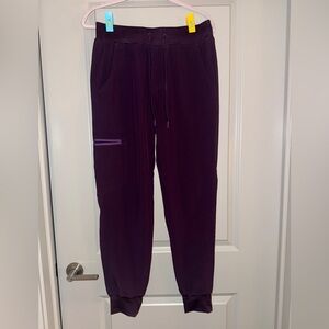 Purple Jogger Scrub Pants